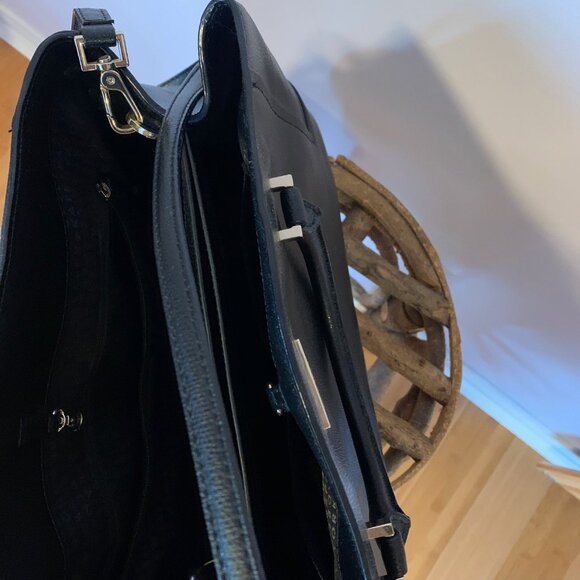 Kate Spade Large Satchell Bag Black Leather - Picture 3 of 4